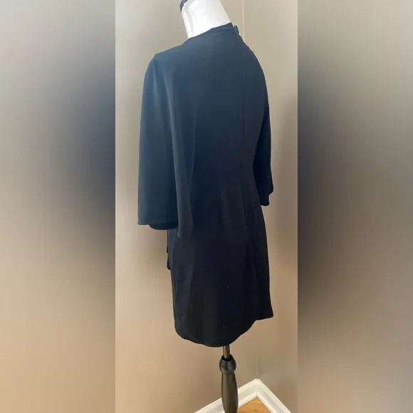 Topshop Black Mini Dress Size US 2 - Picture 7 of 9